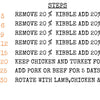 Transition to barf and feeding guide