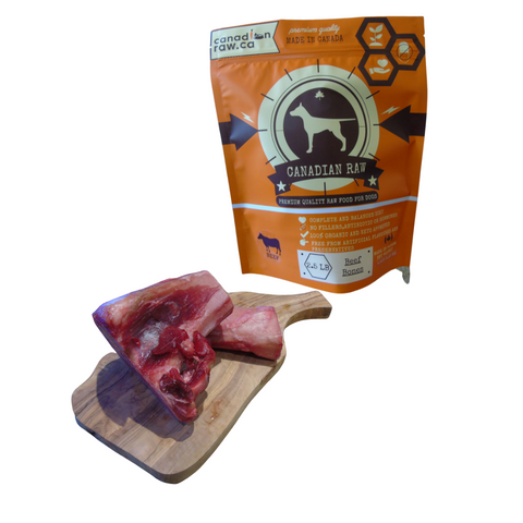 2.5 LB Raw Beef Bones (Raw Meaty Bones)