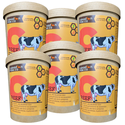 30 LB Complete BEEF Meal Diet-Raw Food for Dog