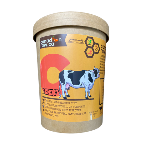 30 LB Complete BEEF Meal Diet-Raw Food for Dog