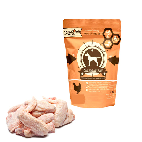 5 LB Raw Chicken Wings (Raw meaty Bones)-Raw Food for Dog