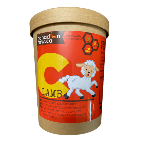 30 LB Complete LAMB Meal Diet-Raw Food for Dog