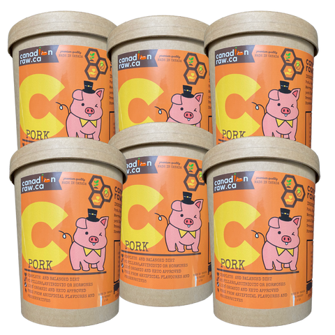 30 LB Complete PORK Meal Diet-Raw Food for Dog