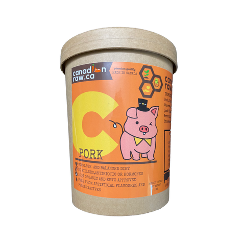 30 LB Complete PORK Meal Diet-Raw Food for Dog