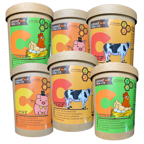 Create Your Own Complete Meal Diet-Raw Food for Dog