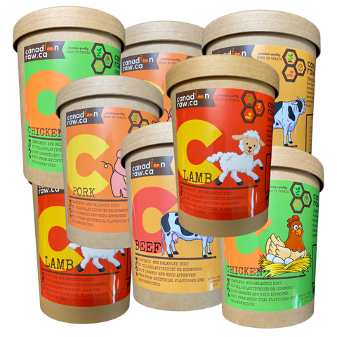 Create Your Own Complete Meal Diet-Raw Food for Dog